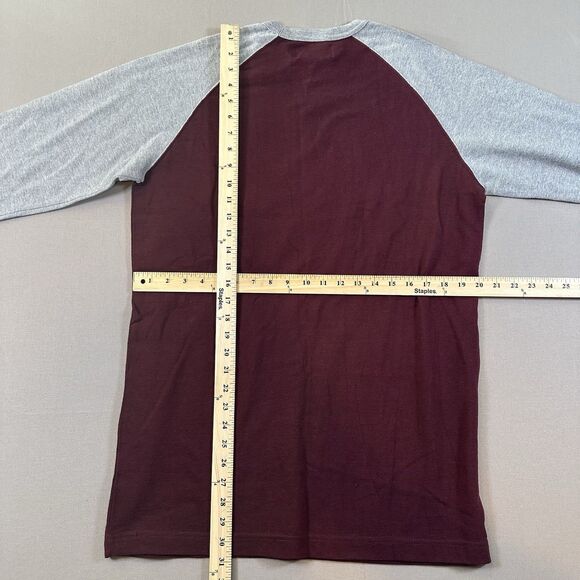 New With Tags Chaps Ralph Lauren Men's Red Gray Thermal Henley Long Sleeve Large - Picture 4 of 4